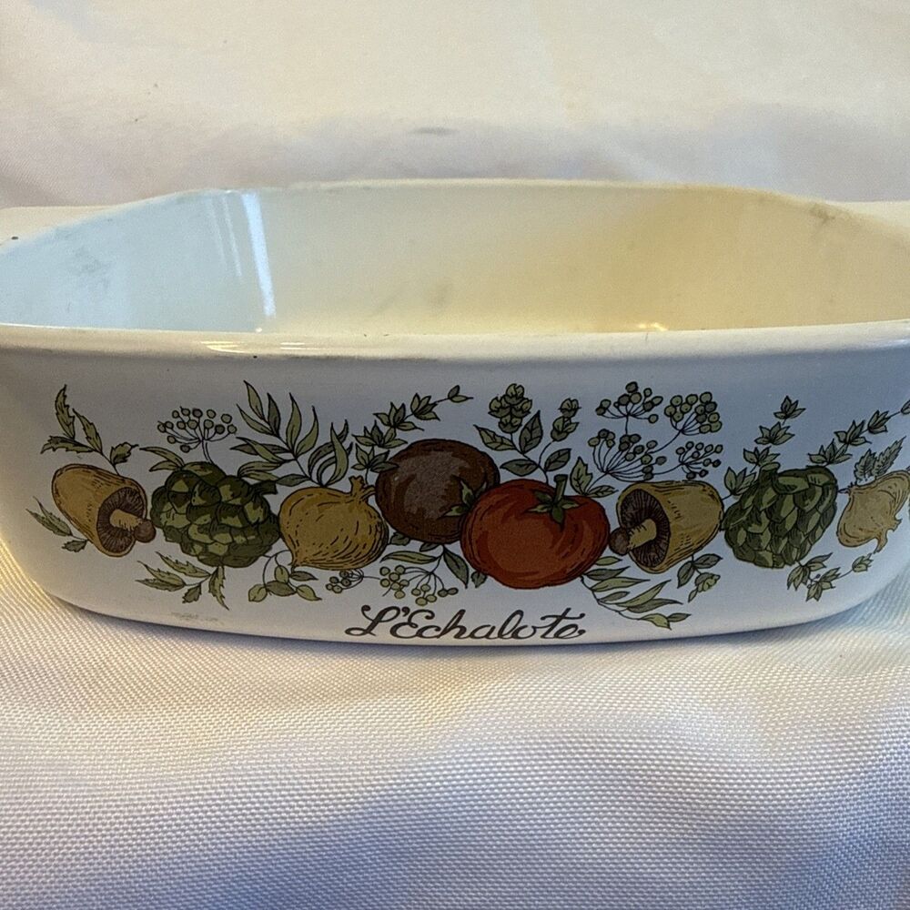 Corning Ware L'Echalote Spice of Life 1.5 Quart Casserole Dish
